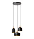 Chayanne Pendant light Ø30cm 3xE14 - Black-1