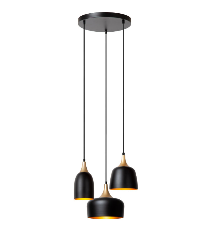 Chayanne Pendant light Ø30cm 3xE14 - Black-1