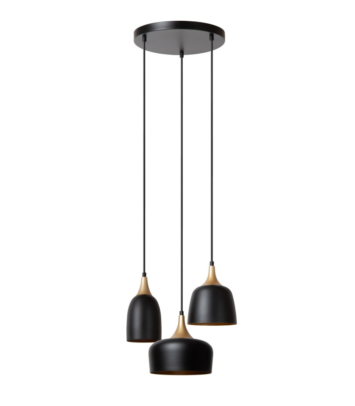 Chayanne Pendant light Ø30cm 3xE14 - Black-3