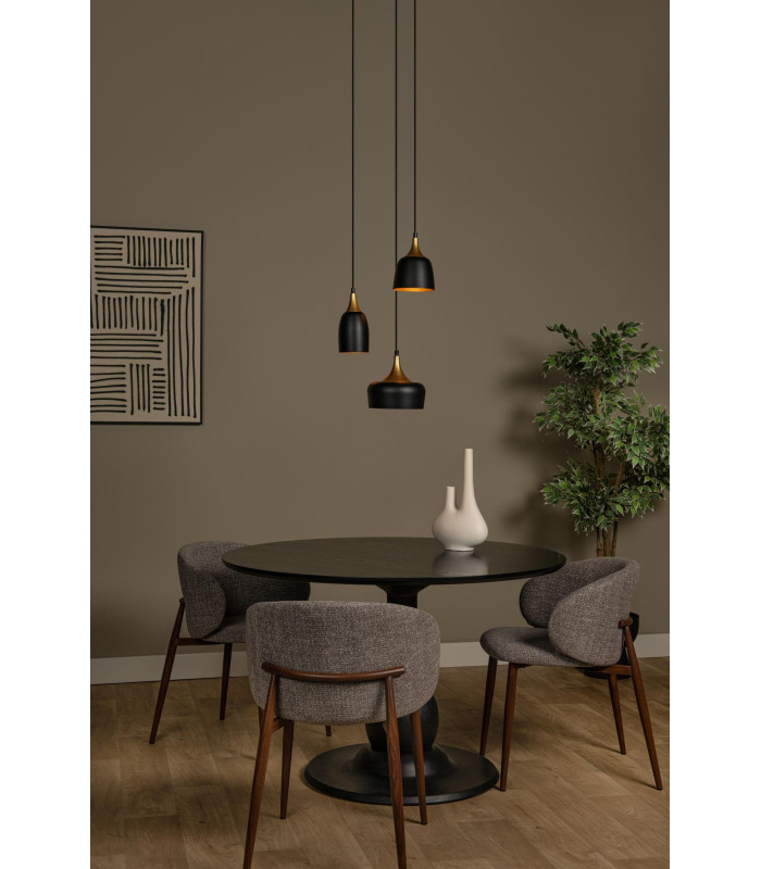 Chayanne Pendant light Ø30cm 3xE14 - Black-4