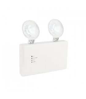 LED 2 Light Wall Light Gloss White, Frosted - 1