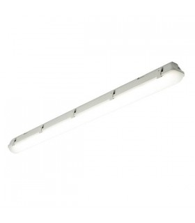 Integrated LED Outdoor Light 4ft Linear Batten Frosted IP65 - 1
