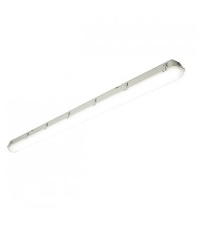 Integrated LED Outdoor Light 6ft Linear Batten Frosted IP65 - 1
