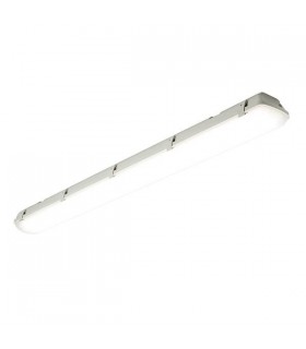 Integrated LED Outdoor Light 4ft Linear Batten Frosted IP65 - 1