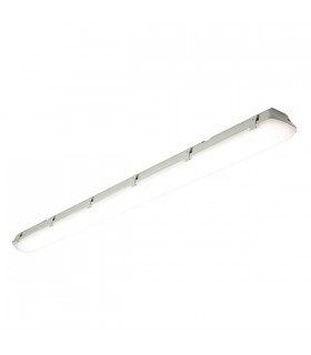 Integrated LED Outdoor Light 5ft Linear Batten Frosted IP65 - 1