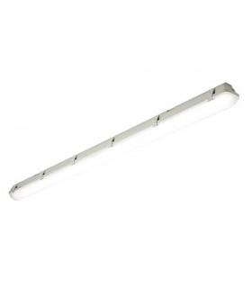 Integrated LED Outdoor Light 5ft Emergency Linear Batten Frosted IP65 - 1