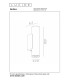 Dupla Wall spotlight Wall light - 2xGU10 (MR11) - Grey iron-4