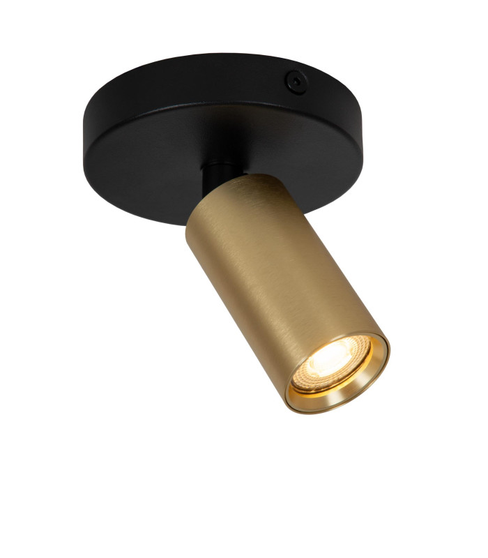 Ritmo Ceiling spotlight Ø10cm 1xGU10 (MR11) - Matt Gold Brass-1