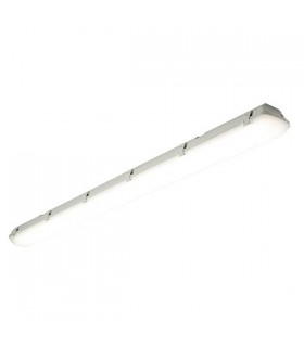 Integrated LED Outdoor Light 5ft Emergency Linear Batten Frosted IP65 - 1