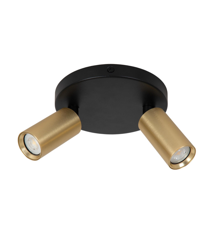 Ritmo Ceiling spotlight Ø15cm 2xGU10 (MR11) - Matt Gold Brass-2