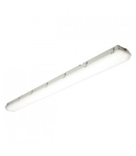 Integrated LED Outdoor Light 6ft Emergency Linear Batten Frosted IP65 - 1