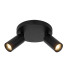 Ritmo Ceiling spotlight Ø15cm 2xGU10 (MR11) - Black-1