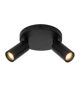 Ritmo Ceiling spotlight Ø15cm 2xGU10 (MR11) - Black-1
