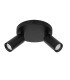 Ritmo Ceiling spotlight Ø15cm 2xGU10 (MR11) - Black-2