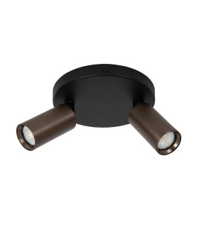 Ritmo Ceiling spotlight Ø15cm 2xGU10 (MR11) - Coffee-2