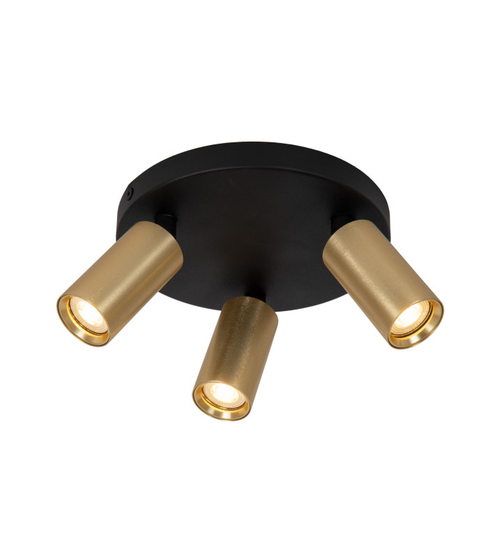 Ritmo Ceiling spotlight Ø18cm 3xGU10 (MR11) - Matt Gold Brass-1
