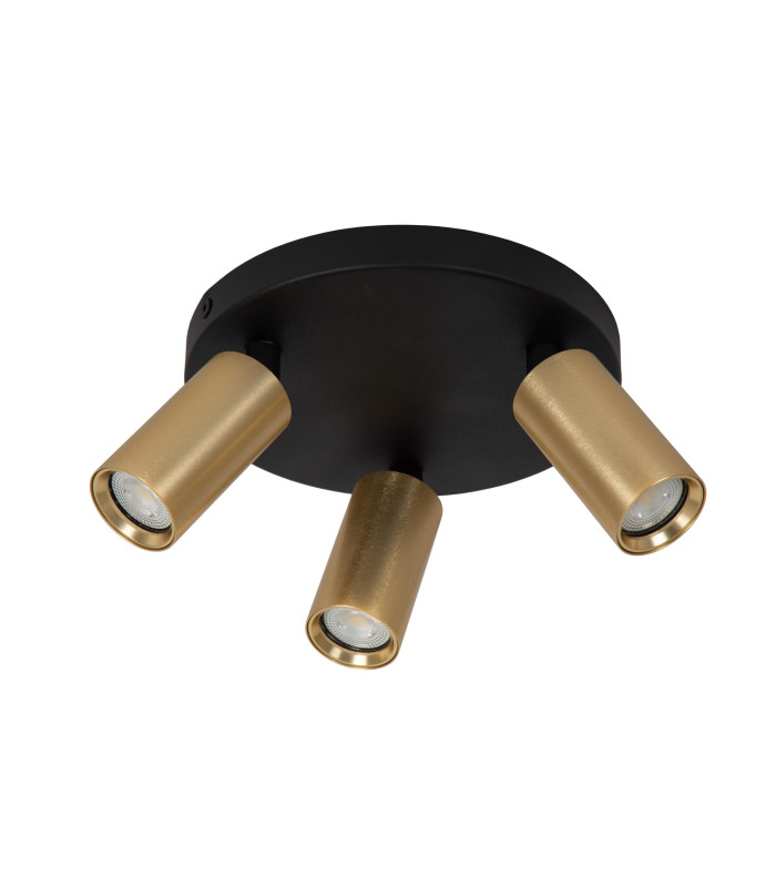 Ritmo Ceiling spotlight Ø18cm 3xGU10 (MR11) - Matt Gold Brass-2