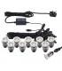 Integrated LED 10 Light Outdoor Recessed Light Kit Polished Stainless Steel, Clear IP67 - 1