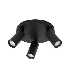 Ritmo Ceiling spotlight Ø18cm 3xGU10 (MR11) - Black-2