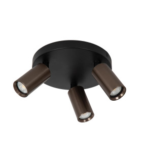 Ritmo Ceiling spotlight Ø18cm 3xGU10 (MR11) - Coffee-2