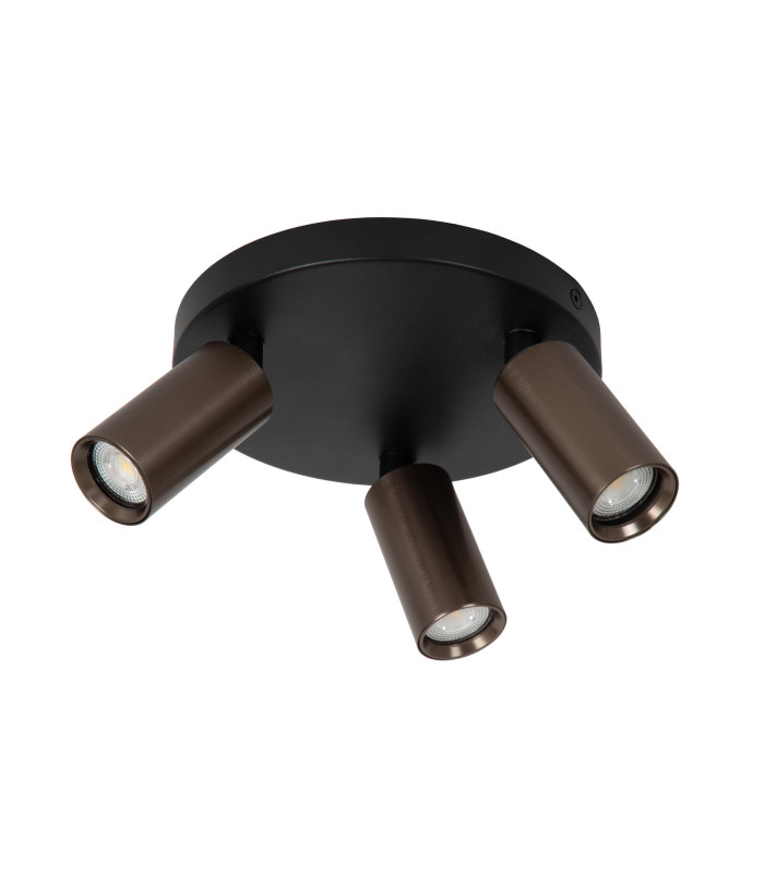 Ritmo Ceiling spotlight Ø18cm 3xGU10 (MR11) - Coffee-2