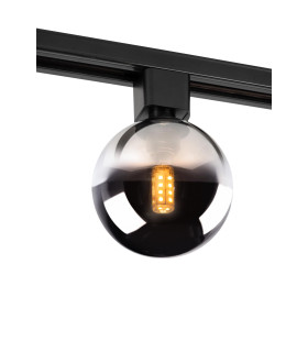 Track Tycho Track Spot 1-circuit Track lighting system - 1xG9 - Smoke (Extension)-1