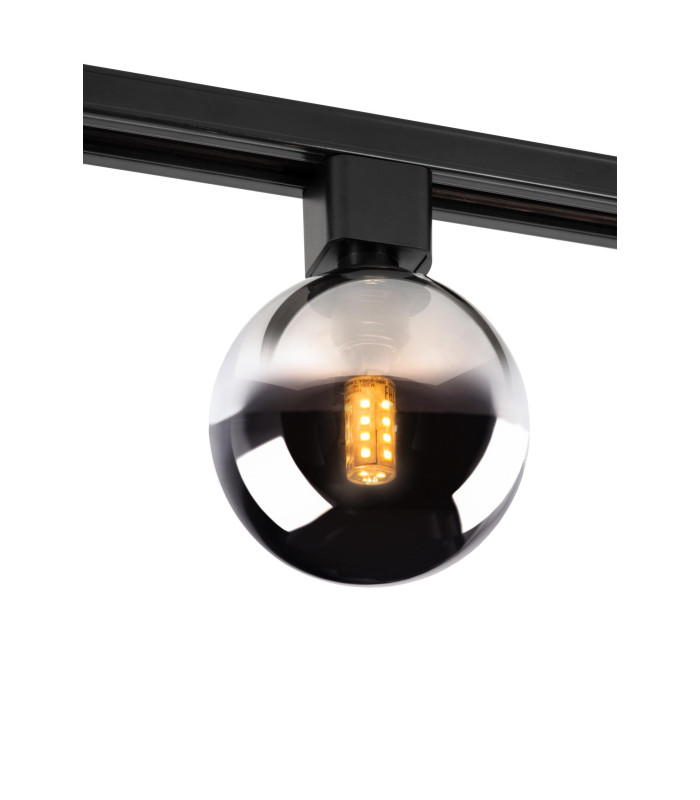 Track Tycho Track Spot 1-circuit Track lighting system - 1xG9 - Smoke (Extension)-1