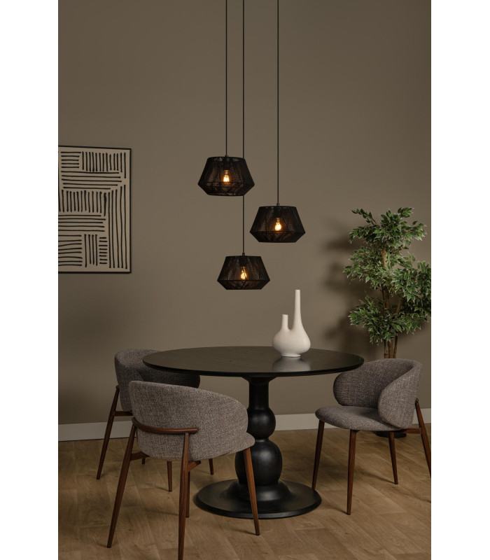 Jessica Pendant light Ø35.5cm 3xE27 - Black-4