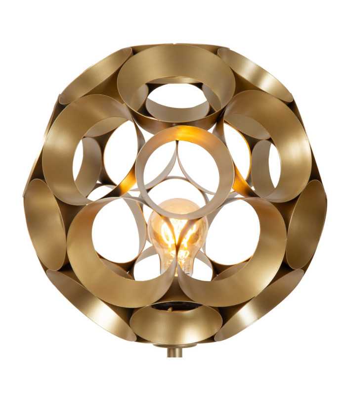 Hannelore Floor lamp Ø30cm 1xE27 - Matt Gold Brass-5