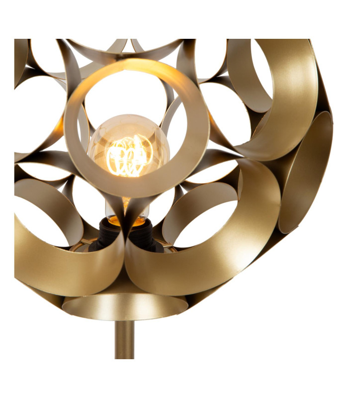 Hannelore Floor lamp Ø30cm 1xE27 - Matt Gold Brass-6