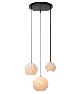 Bina Pendant light Ø40cm 3xE27 - White-1