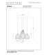 Cinzia Pendant light Ø55.5cm 4xE27 - White-8