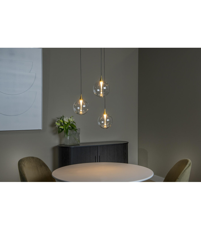 Premium Gisela Pendant light Ø36cm LED Dim. 2700K - Transparent-5