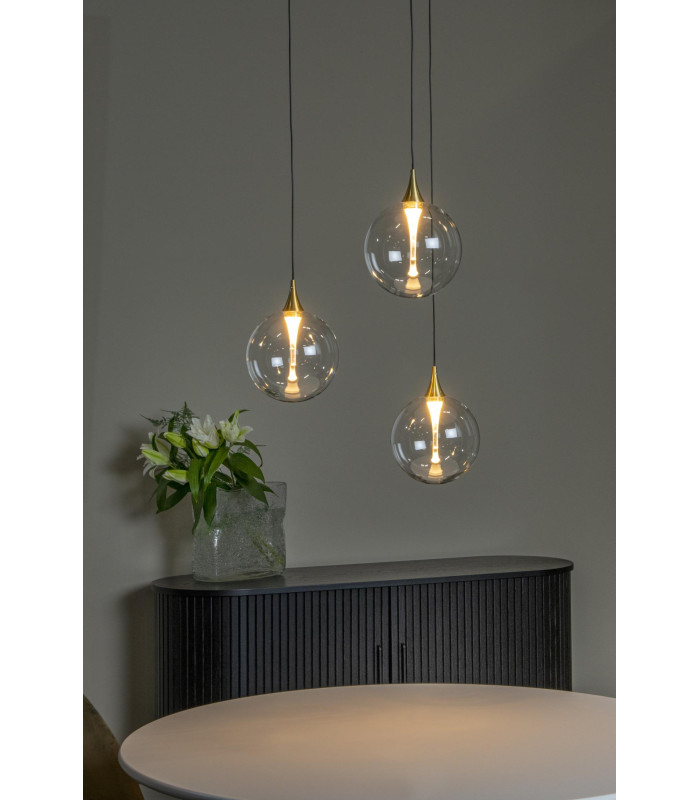 Premium Gisela Pendant light Ø36cm LED Dim. 2700K - Transparent-6