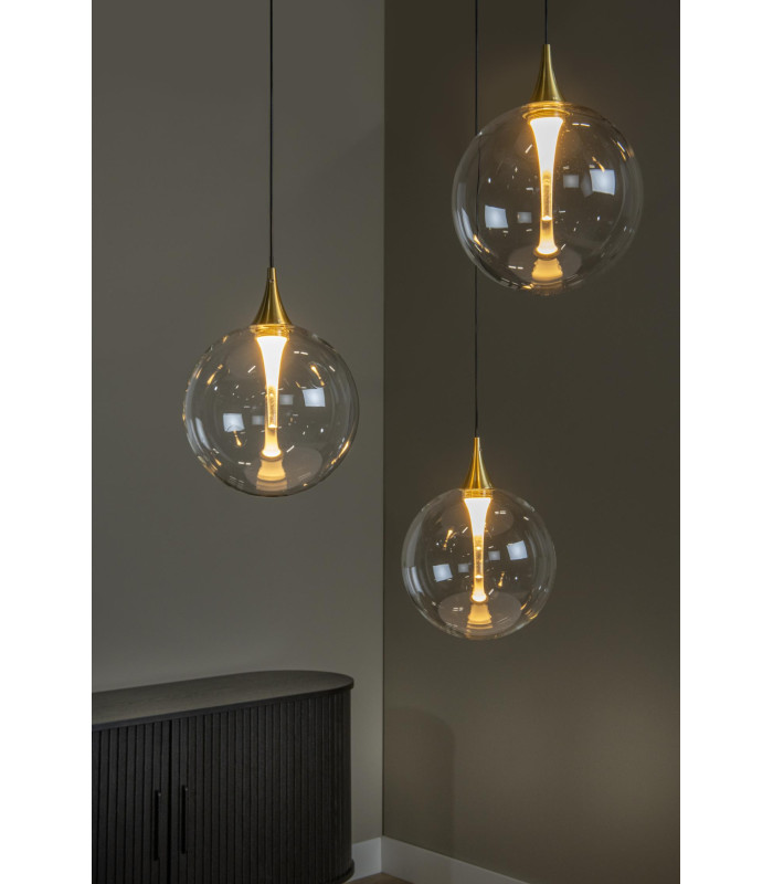 Premium Gisela Pendant light Ø36cm LED Dim. 2700K - Transparent-7