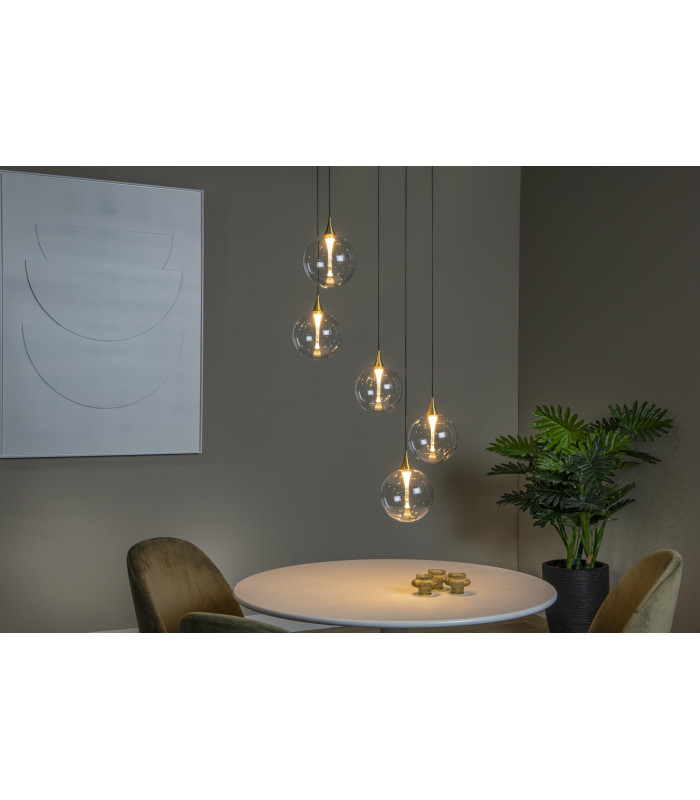 Premium Gisela Pendant light Ø48cm LED Dim. 2700K - Transparent-4