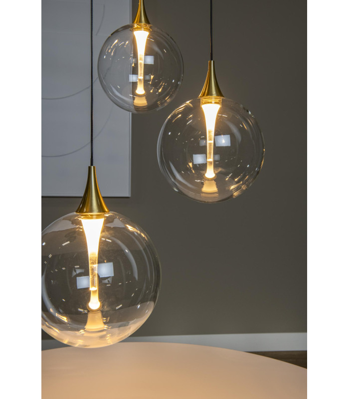 Premium Gisela Pendant light Ø48cm LED Dim. 2700K - Transparent-6