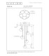 Premium Gisela Pendant light Ø48cm LED Dim. 2700K - Transparent-10