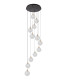Premium Gisela Pendant light Ø61cm LED Dim. 2700K - Transparent-3