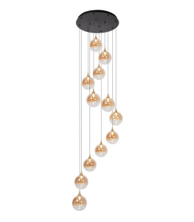 Premium Gisela Pendant light Ø61cm LED Dim. 2700K - Amber-1