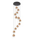 Premium Gisela Pendant light Ø61cm LED Dim. 2700K - Amber-3