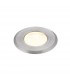 Integrated LED 1 Light Outdoor Recessed Light Marine Grade Brushed Stainless Steel, Frosted IP67 - 1