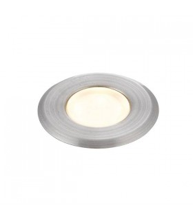 Integrated LED 1 Light Outdoor Recessed Light Marine Grade Brushed Stainless Steel, Frosted IP67 - 1