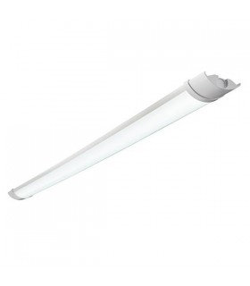 Integrated LED Outdoor Linear Batten Light Opal, Gloss White IP65 - 1