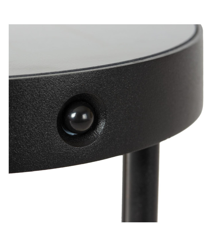 Jackson Bollard light- Solar Ø16cm LED Dim to warm 2850K/3150K IP65 - Day/Night Sensor - Black-4