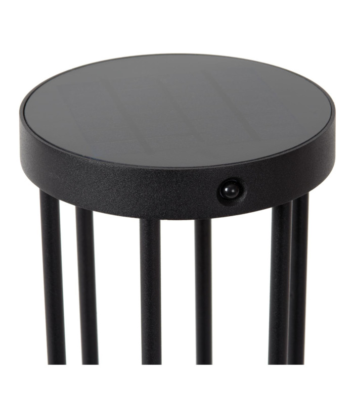 Jackson Bollard light- Solar Ø16cm LED Dim to warm 2850K/3150K IP65 - Day/Night Sensor - Black-6