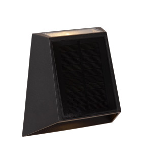 Luton Wall light Outdoor- Solar - LED Dim. 2850K/3150K IP54 - Day/Night Sensor - Black-1
