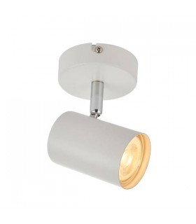 1 Light Spotlight Matt White, Chrome Plate, GU10 - 1