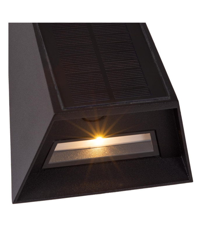 Luton Wall light Outdoor- Solar - LED Dim. 2850K/3150K IP54 - Day/Night Sensor - Black-5