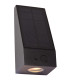 Irwin Wall light Outdoor- Solar - LED Dim. 2850K/3150K IP54 - Day/Night Sensor - Black-1